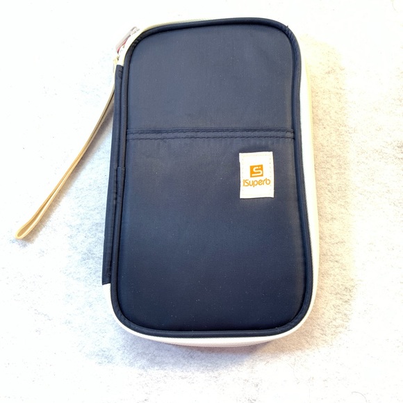 iSuperb Other - iSuperb Dark Blue Unisex Travel Organizer Wallet